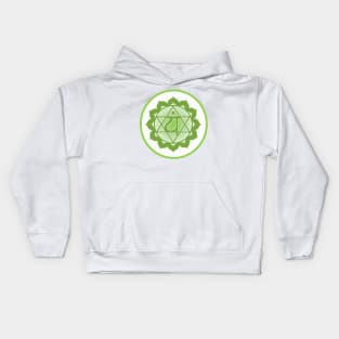 Love is key to all Heart Chakra- White Kids Hoodie